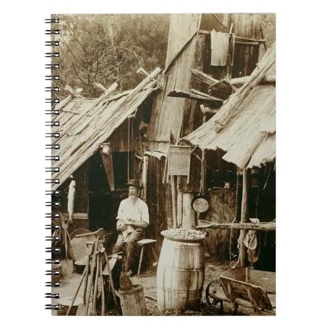 Cuaderno Prospector australiano, c.1880s (foto de la sepia) (Frente)