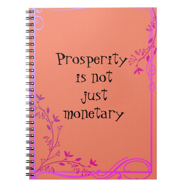 Cuaderno Prosperidad (Frente)