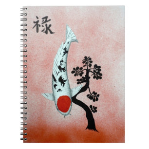 Cuaderno Prosperidad china del jade de Koi Tancho