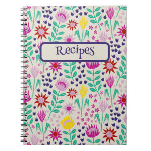 Cuaderno Protea Floral Block Print Millefleur Luces