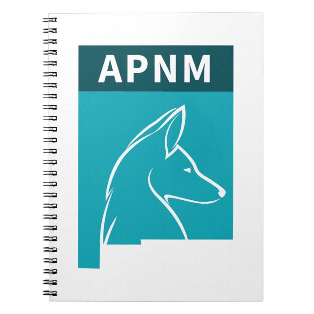 Cuaderno Protección animal Nuevo México - Portátil con logo (Frente)
