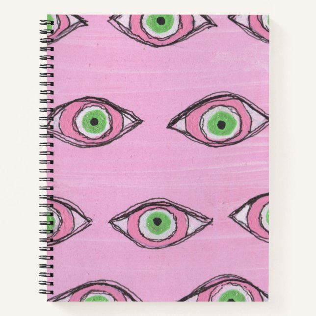 Cuaderno Protección de Ojos Verdes OBUHLISK (Anverso)