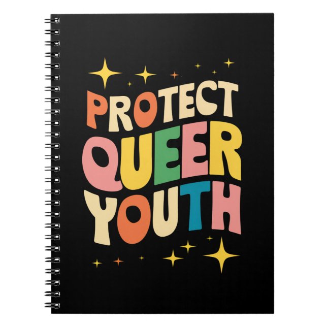 Cuaderno Proteger a jóvenes queer Proteger a niños trans LG (Frente)
