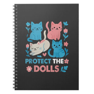 Cuaderno Proteger a los niños Igualdad Trans Gatos LGBT