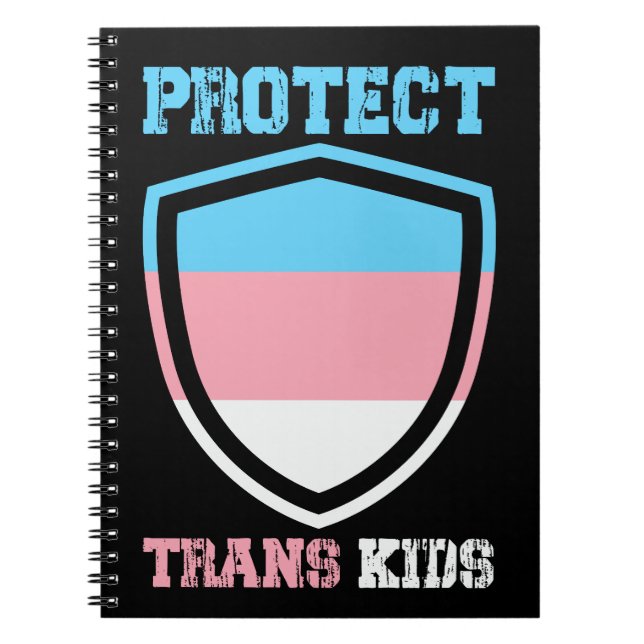 Cuaderno Proteger a los niños trans (Frente)