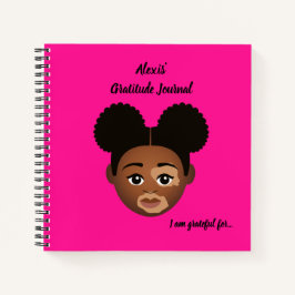 Cuaderno #Proud2BNaturalMe Periódicos de Gratitud Personali