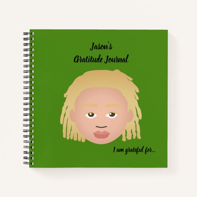 Cuaderno #Proud2BNaturalMe Periódicos de Gratitud Personali (Anverso)
