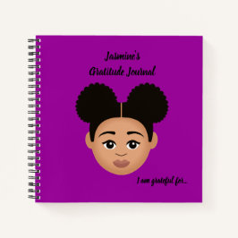 Cuaderno #Proud2BNaturalMe Periódicos de Gratitud Personali