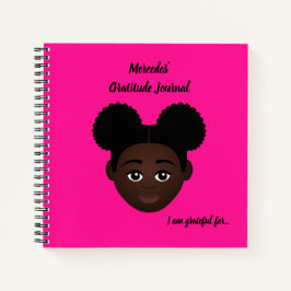 Cuaderno #Proud2BNaturalMe Periódicos de Gratitud Personali