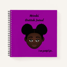 Cuaderno #Proud2BNaturalMe Periódicos de Gratitud Personali
