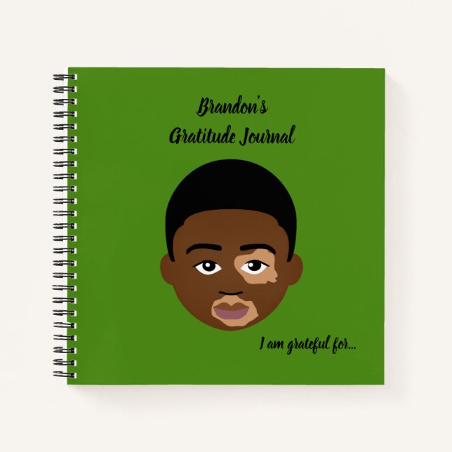 Cuaderno #Proud2BNaturalMe Periódicos de Gratitud Personali (Anverso)