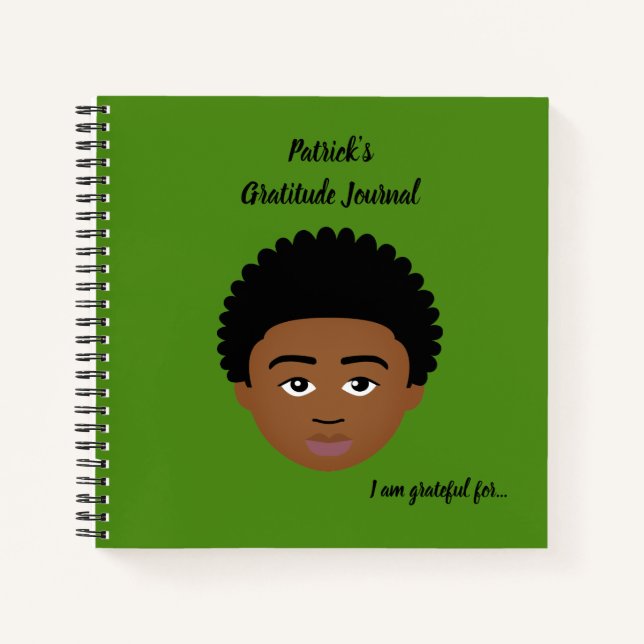 Cuaderno #Proud2BNaturalMe Periódicos de Gratitud Personali (Anverso)