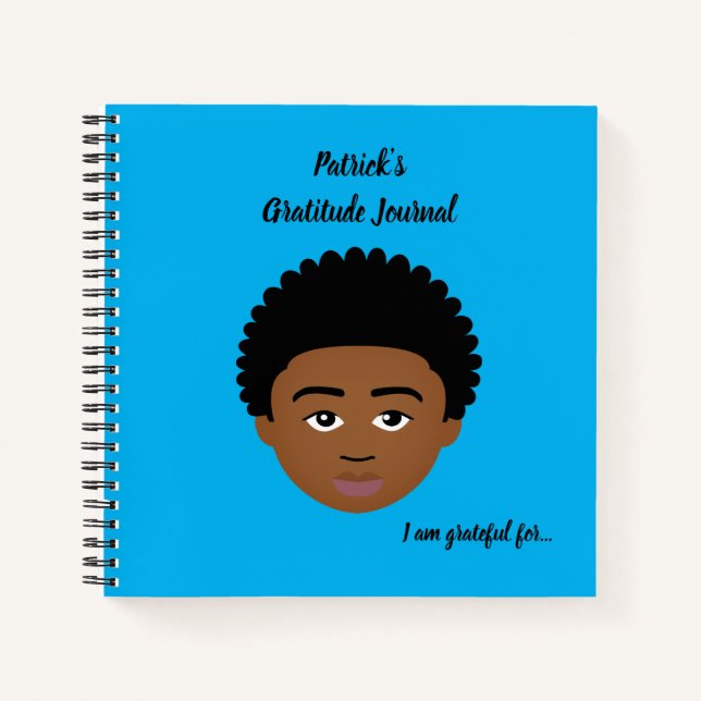 Cuaderno #Proud2BNaturalMe Periódicos de Gratitud Personali (Anverso)