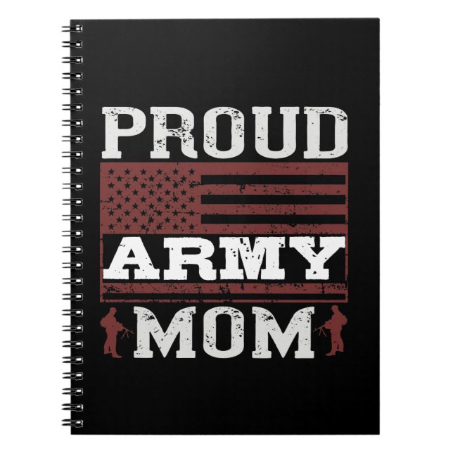 Cuaderno Proud Army Mom (Frente)