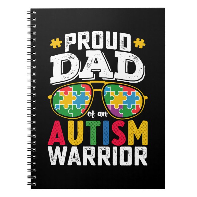 Cuaderno Proud Dad Of An Autism Warrior Family (Frente)