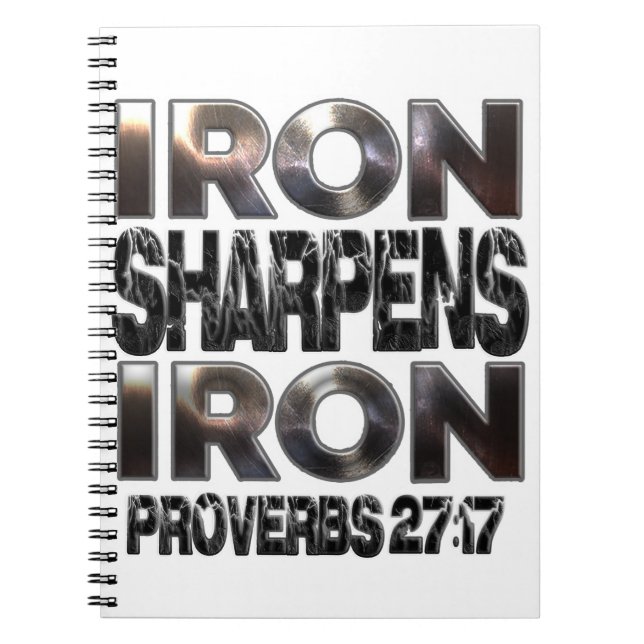 Cuaderno Proverbios 27-17 Afiladores de hierro (Frente)