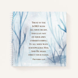 Cuaderno Proverbios 3:5-6 Confiar en el Señor con todo su c