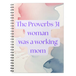 Cuaderno Proverbs 31 Mujer Era Una Madre Trabajadora