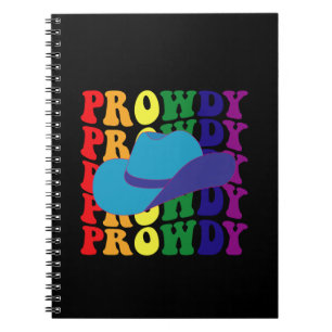 Cuaderno Prowdy Rodeo Hola Vaquero Vaquera LGBTQ Occidental