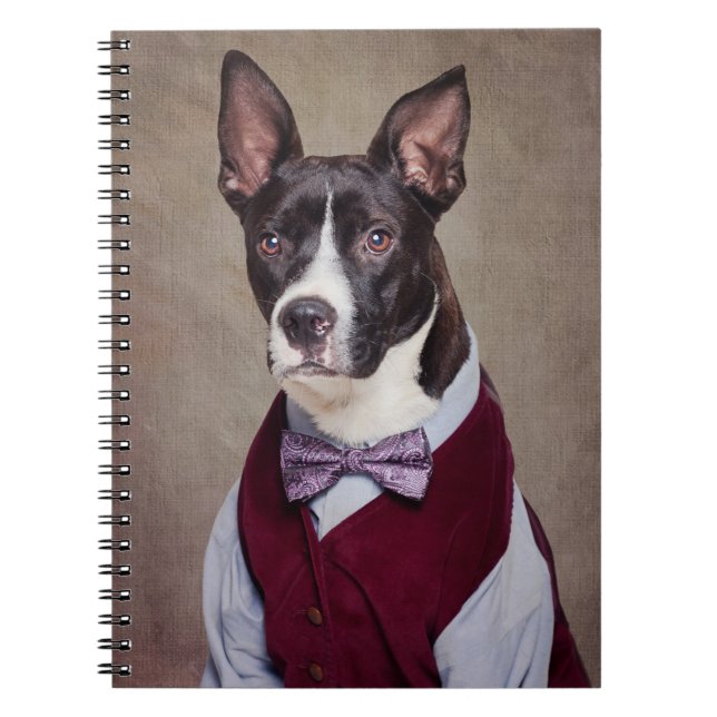 Cuaderno Proyecto de mascotas del refugio - Petey (Frente)