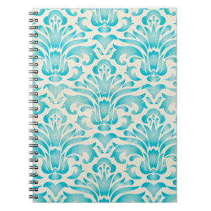 Cuaderno Proyecto original de Ombre de la aguamarina del