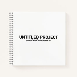 Cuaderno Proyecto sin título - Audio Session Glitch Tee V1