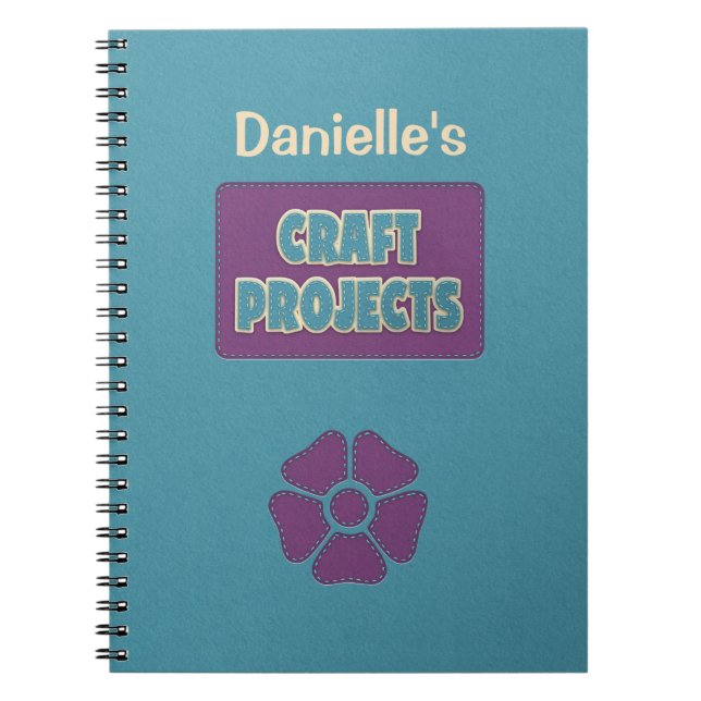 Cuaderno Proyectos de artesanía personalizados (Frente)