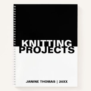 Cuaderno Proyectos minimalistas de puntería de texto en bla