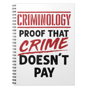 Cuaderno Prueba de criminología de que el crimen no paga