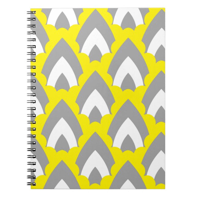 Cuaderno Prueba de formas geométricas retro de dibujo manua (Frente)