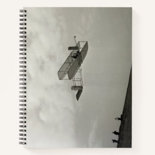 Cuaderno Prueba de vuelo de planeador Aviación Hermanos Wri
