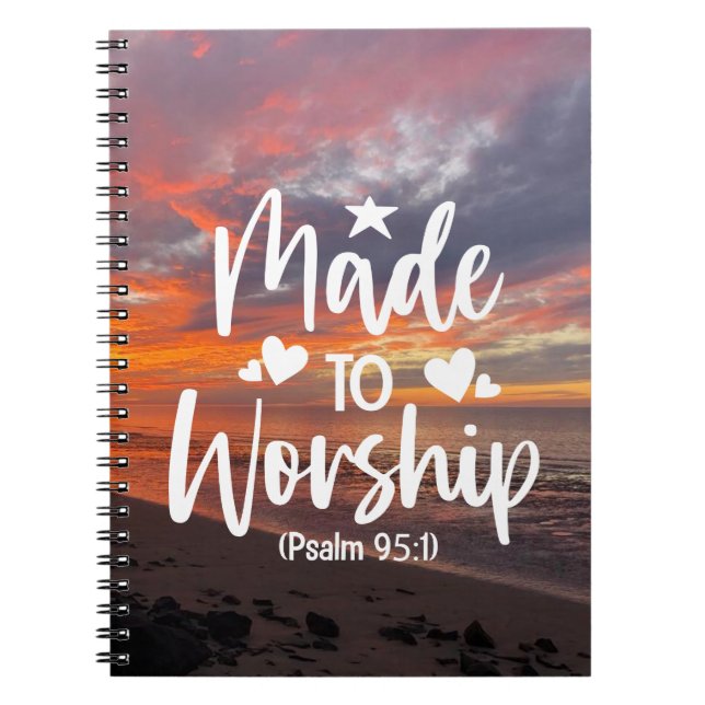Cuaderno Psalm 95:1 (Frente)