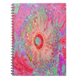 Cuaderno Psicodelia del arco iris retro