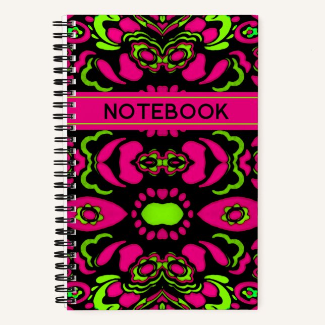 Cuaderno Psicodélico Trippy Colorful (Anverso)