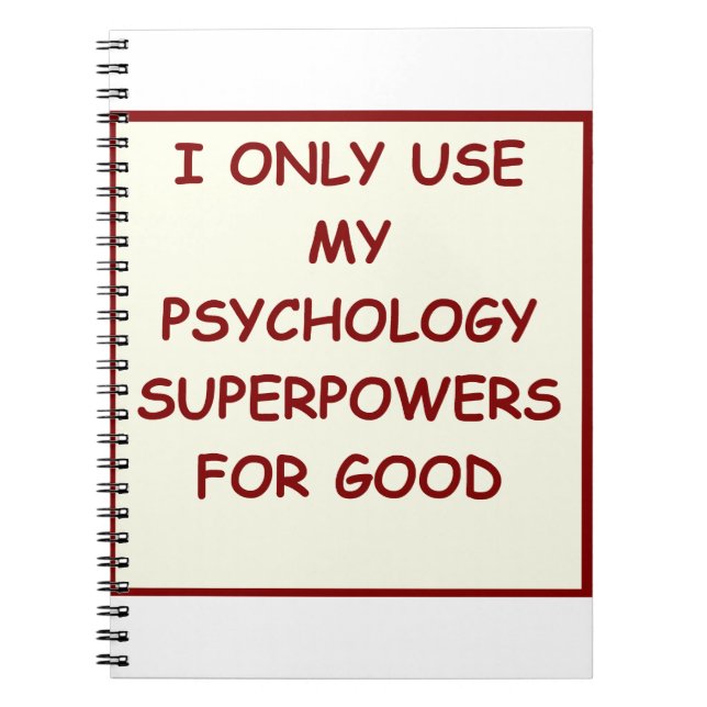 Cuaderno psicólogo del paychology (Frente)