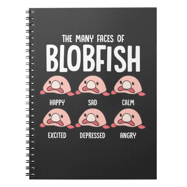 Cuaderno Psicroluetas Fea Face Blobfish Sea (Frente)