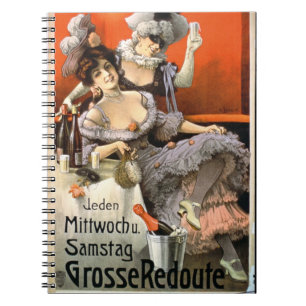 Cuaderno Publicidad de poster "Grosse Redoute" (litho del