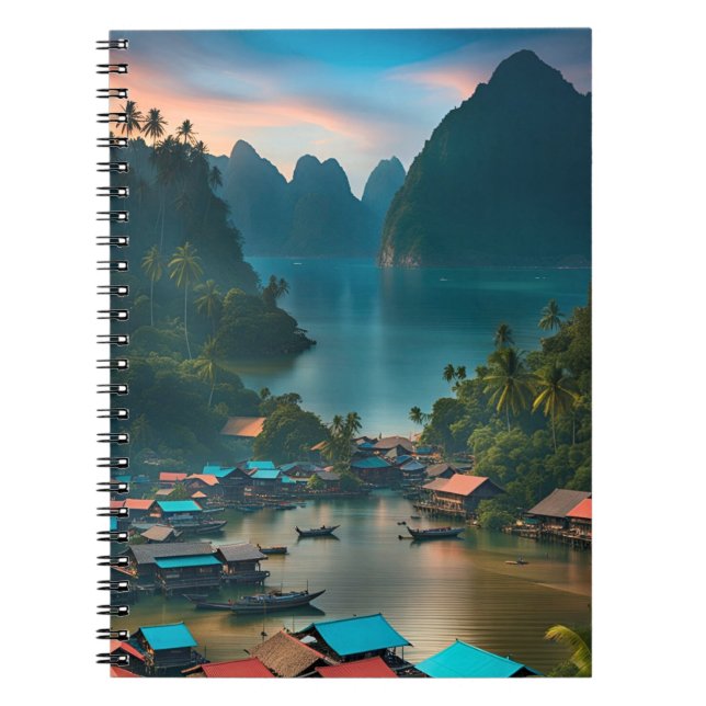 Cuaderno Pueblo de pescadores indonesio  (Frente)