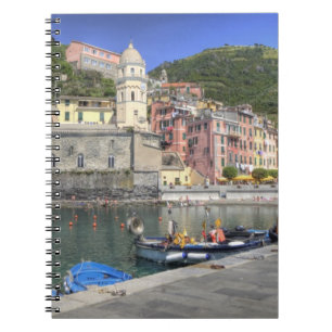 Cuaderno Pueblo en la ladera de Vernazza, Cinque Terre, Lig