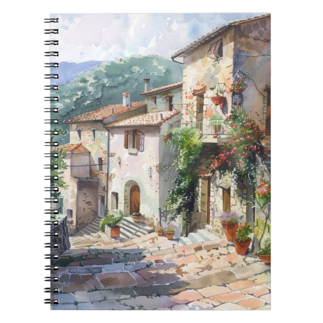 Cuaderno Pueblo italiano antiguo (Frente)
