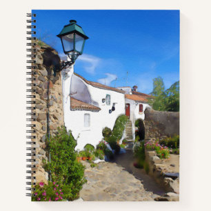 Cuaderno Pueblo mediterráneo de acuarela