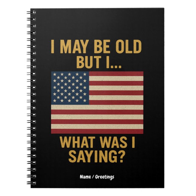 Cuaderno Puede Que Sea Viejo Pero... Espera, Qué Estaba Dic (Frente)