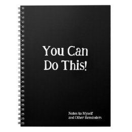 Cuaderno ¡Puedes Hacer Esto! Notas sobre mi propio blanco n