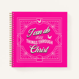 Cuaderno Puedo Hacer Todas Las Cosas A Través De Cristo