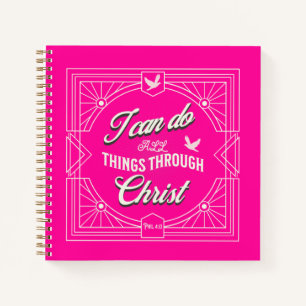 Cuaderno Puedo Hacer Todas Las Cosas A Través De Cristo