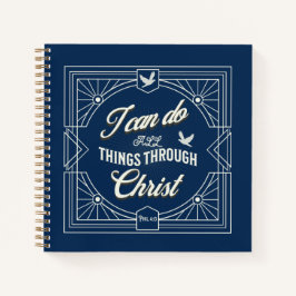 Cuaderno Puedo Hacer Todas Las Cosas A Través De Cristo