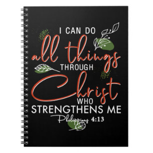 Cuaderno Puedo Hacer Todas Las Cosas A Través De Cristo Que