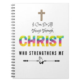 Cuaderno Puedo hacer todas las cosas a través de Cristo que