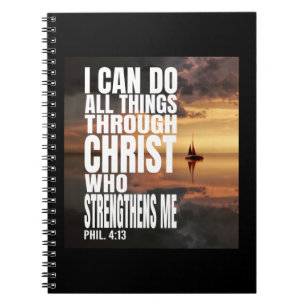CUADERNO PUEDO HACER TODAS LAS COSAS A TRAVÉS DE CRISTO QUE