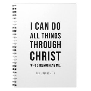Cuaderno Puedo Hacer Todas Las Cosas Filipenses 4:13
